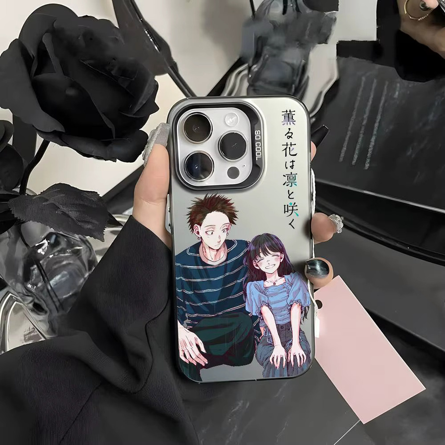 D-Dignity Handyhülle Duftende Blumenblüten für Apple iPhone 11 bis 17 Pro Max Air Mehrfarbig Matt Metallic Aurora - Bild 4