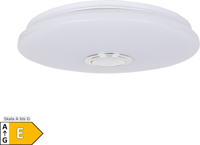 Näve LED CCT Deckenleuchte NORDERNEY in Weiß mit Naturgeräuschen Durchmesser: 38 cm - Bild 1