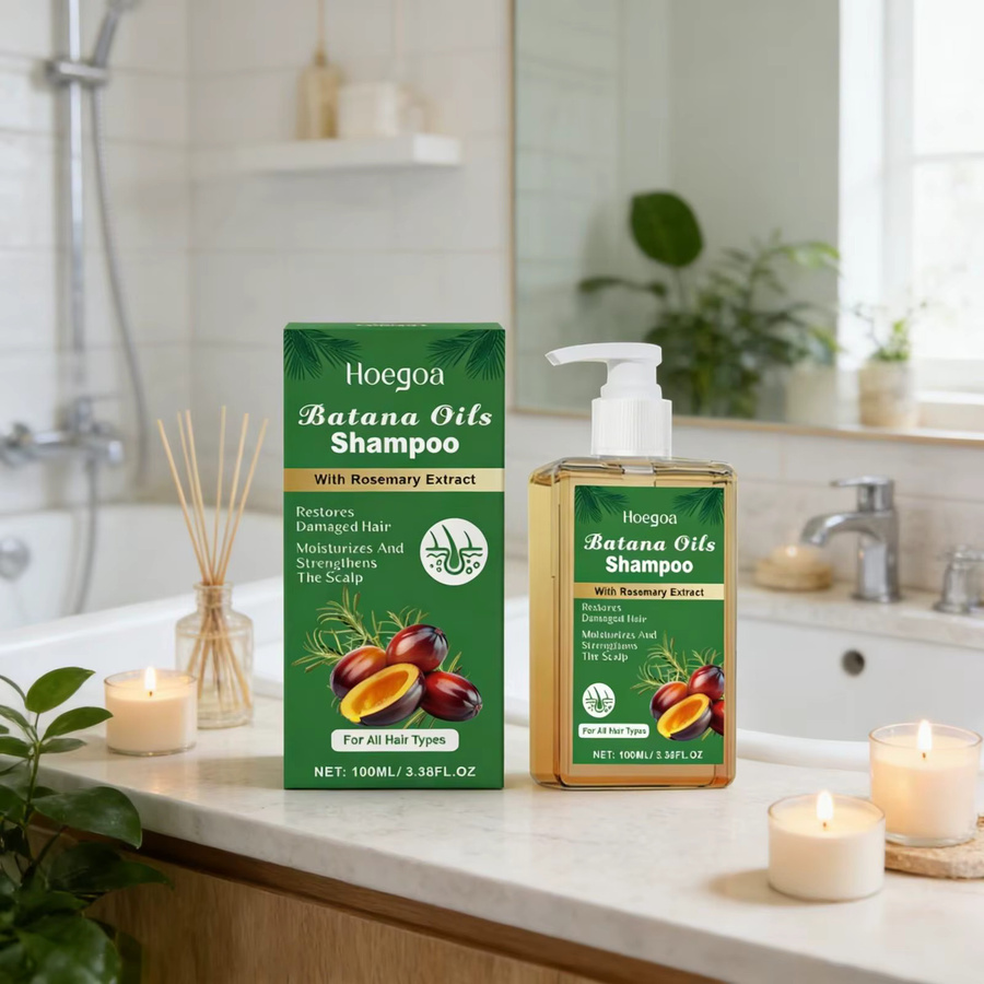 Hoegoa Batana Öl Rosmarin Shampoo, für strapaziertes Haar, Unisex - Bild 2
