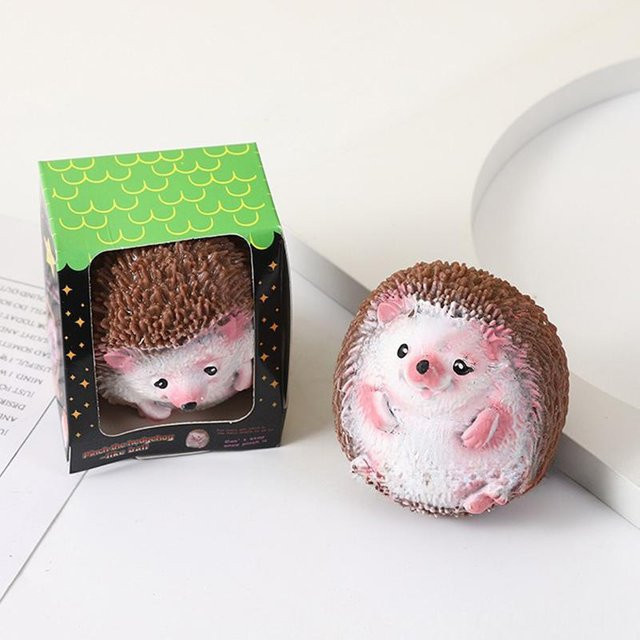 Fashnics Lustiger Igel Stressball, Anti-Stress-Spielzeug, gray - Bild 1