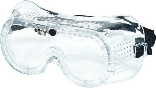 KS Tools Schutzbrille mit Gummiband, transparent, EN 166 - Bild 1