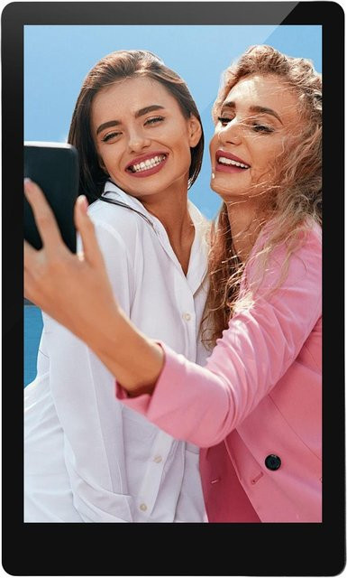 DIYelecs Drahtloser Magnetischer Selfie Bildschirm für Android mit 3,97 Zoll Display in Schwarz für Vlog und Telefon Rückkamera - Bild 1