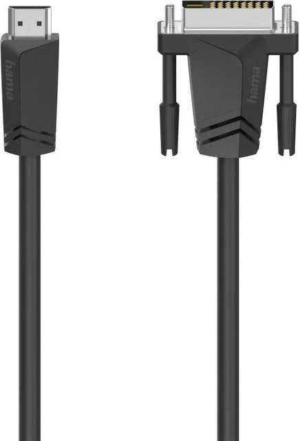 Hama Verbindungskabel HDMI auf DVI/D in Schwarz, Länge: 1,5 m - Bild 1
