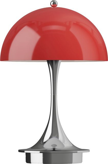 Louis Poulsen Panthella 160 Portable V3 Tischleuchte in Rot, dimmbar und wiederaufladbar - Bild 1