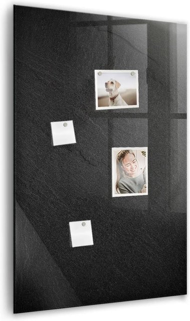 Tulup Magnettafel aus Glas in Dunkler Fels, B/H: 60 x 90 cm - Bild 1