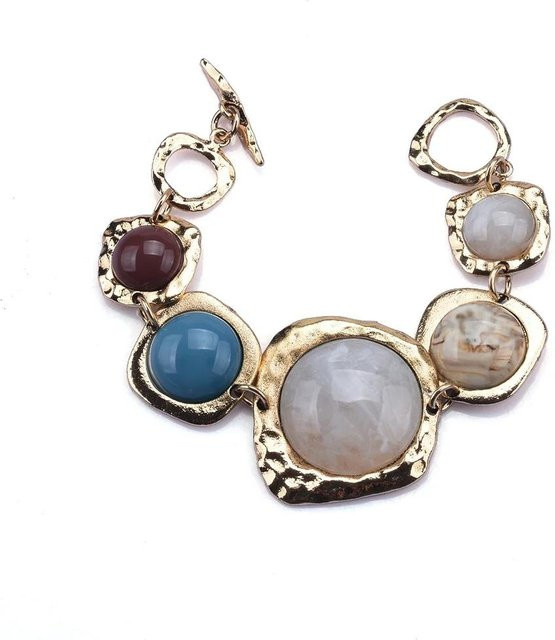 TuiYing001 Armband, Messing, Gold, Damen, Vintage - Bild 1
