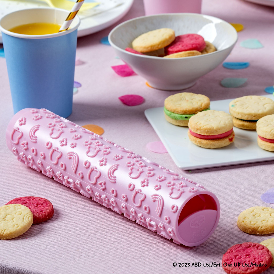 Dr. Oetker Präge-Teigrolle mit Ausstecher Peppa Pig in Pink, Durchmesser: 23 cm - Bild 2