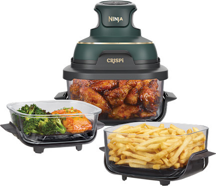 Ninja CRISPi 4-in-1-Glas-Air-Fryer in Grün | Modell FN103EUGN von SharkNinja - Bild 1