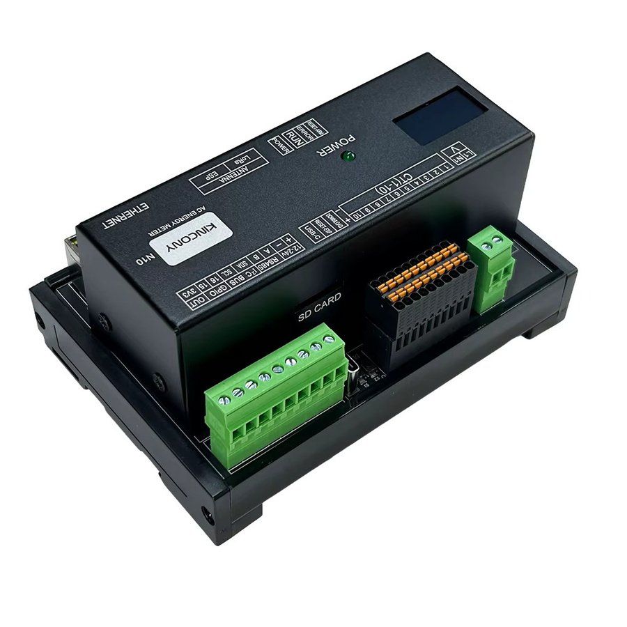 KinCony N10 10-Kanal ESP32-S3 Energiemonitor-Board in Schwarz für Home Assistant DIY mit ESPHome und MQTT - Bild 3