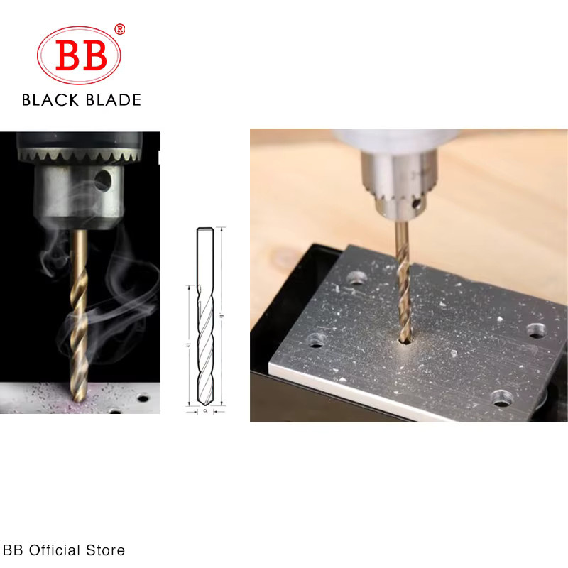 BB HSS-Cobalt Spiralbohrer Set für Metall, Edelstahl, Aluminium und Titan, Durchmesser 1mm-13mm - Bild 3