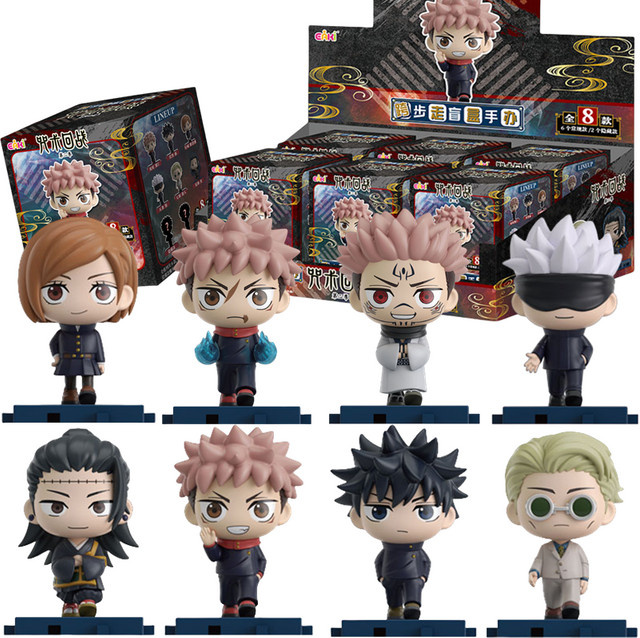 Jujutsu Kaisen Anime Figur Modell Blind Box, Kunststoff, Mehrfarbig - Bild 1
