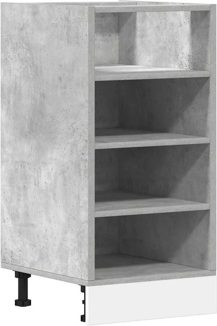 vidaXL Unterschrank Riga in Betongrau aus Holzwerkstoff B/T/H: 40 x 44,5 x 81,5 cm - Bild 1