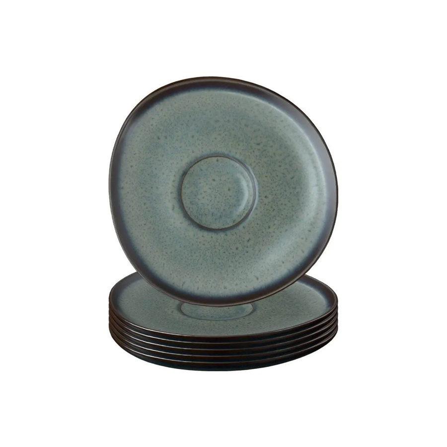 Villeroy & Boch like. Kaffeeuntertassen Lave Gris 6er Set Durchmesser: 15,2 cm - Bild 2