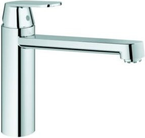 Grohe Spültisch-Einhebelmischer Eurosmart Cosmopolitan in Chrom mit mittelhohem Schwenkauslauf und Niederdruckfunktion - Bild 1