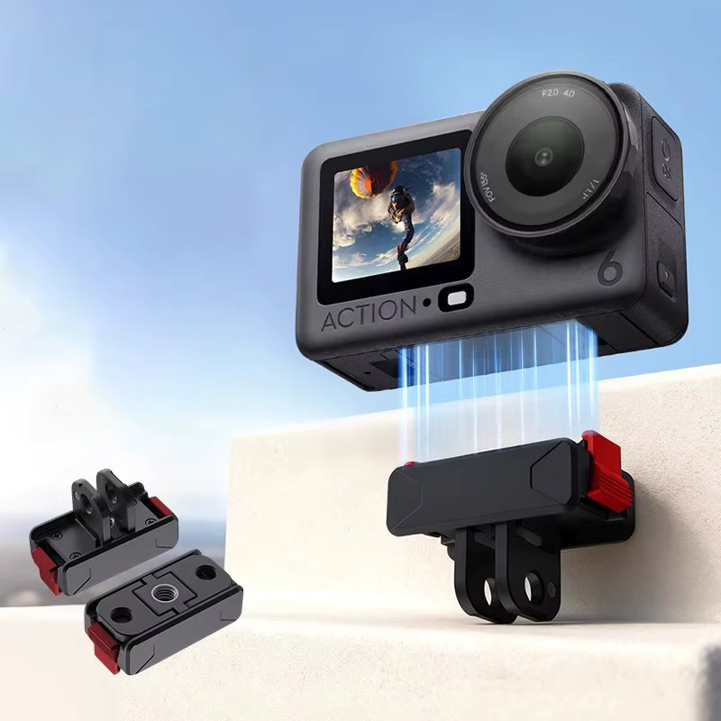 DJI Magnetische Schnellwechsel-Basishalterung und Erweiterungsadapter für Osmo Nano und Action 6 in Schwarz - Bild 4