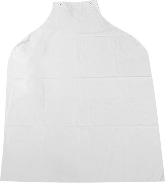 Neoglint PVC Schutzschürze in Weiß, chemikalienbeständig, wasserdicht und staubdicht, Breite: 120 cm, Höhe: 90 cm - Bild 1