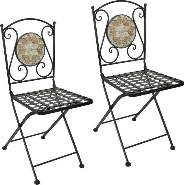 HTI-Line Metallstuhl 2er Set Marokko im orientalischen Design - Bild 1