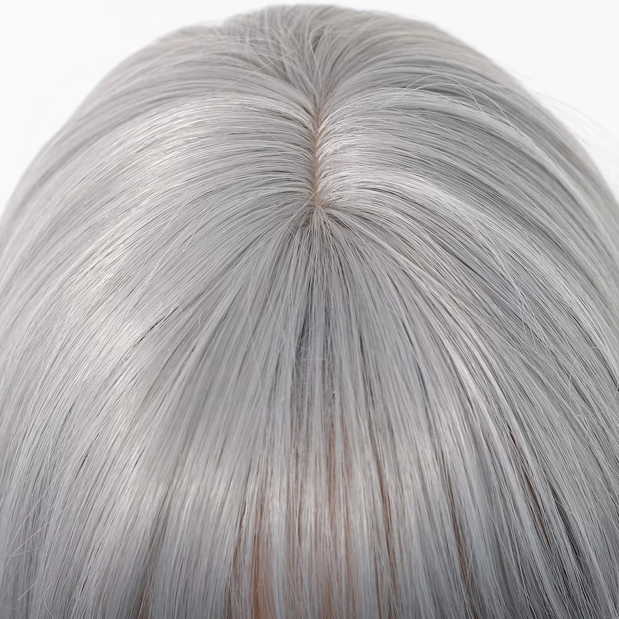 EASIHAIR Perücke, silbergrau, kurzer Bob mit Pony, Damen - Bild 3