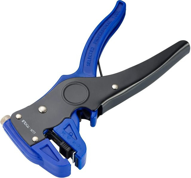 LUX-TOOLS Abisolierzange Classic in Blau, Länge: 170 mm - Bild 1