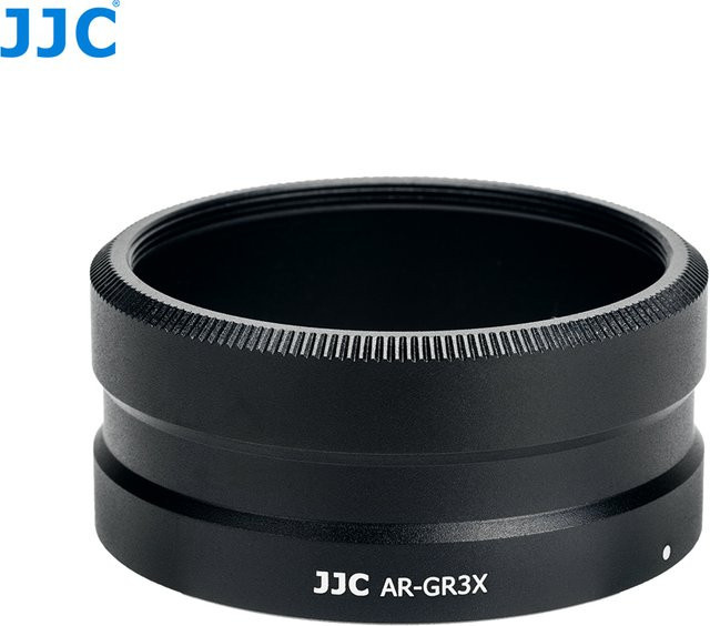 JJC GR3X Objektivadapter Schwarz für Ricoh GR IIIx HDF und Ricoh GR IIIx als Ersatz für den Ricoh GA-2 Adapter zur Nutzung des GT-2 Tele-Konvertierungsobjektivs - Bild 1