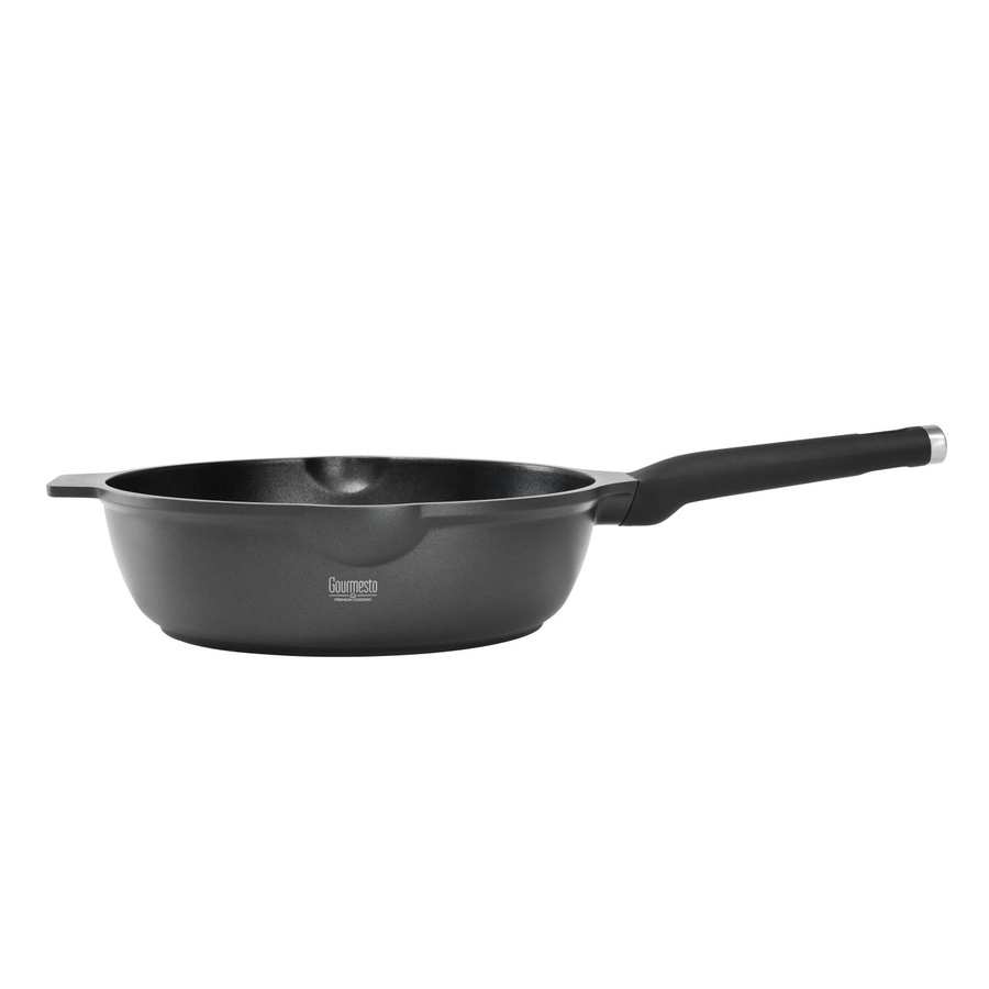 Gourmesto Bratpfanne Black Line in Schwarz mit Antihaftbeschichtung Ø 28 cm - Bild 2