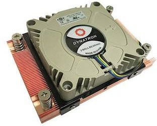 Dynatron A18 Intel 1 HE CPU-Kühler mit Lüfter für AM4 in Kupfer/Braun - Bild 1