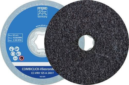 PFERD Schleifscheibe COMBICLICK CC-VRH 125A 240 F Durchmesser: 125 mm, Mehrfarbig - Bild 1