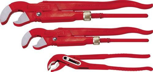 Rothenberger 3-teiliges Zangenset für Rohre in Rot - Bild 1