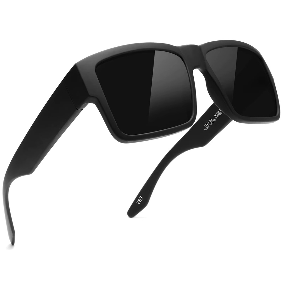 MAXJULI Z87 XL Sportsonnenbrille, Vollrand, TR90, Unisex, black - Bild 5
