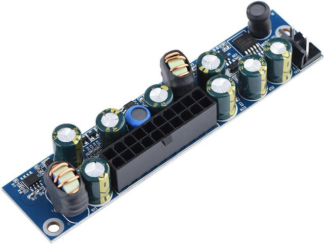 DIYelecs DC 12V 120W PC Netzteilmodul mit 24Pin ATX DC Eingangskabel in Weiß - Bild 1