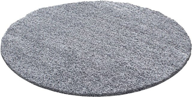 Ayyildiz Hochflorteppich Life Shaggy rund Hellgrau Durchmesser: 160 cm - Bild 1