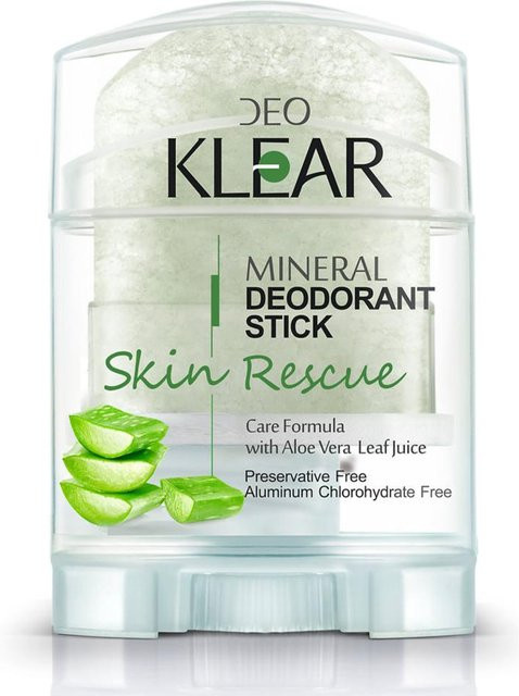 DEOKLEAR Mineral Deodorant Stick mit Aloe Vera, 70 g, Unisex - Bild 1