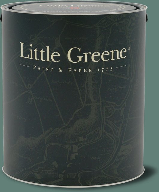 Little Greene Intelligent Floor Paint Pleat 280 Grün, wasserbasiert, satinmatt, 2,5 l - Bild 1