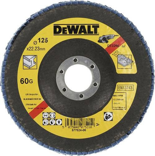 DeWalt Fächerschleifscheibe DT3266-QZ Durchmesser: 125 mm - Bild 1