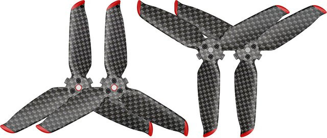 DJI 5328S Propeller aus Carbonfaser für FPV Combo Drohnen, 4 Stück, Schwarz - Bild 1
