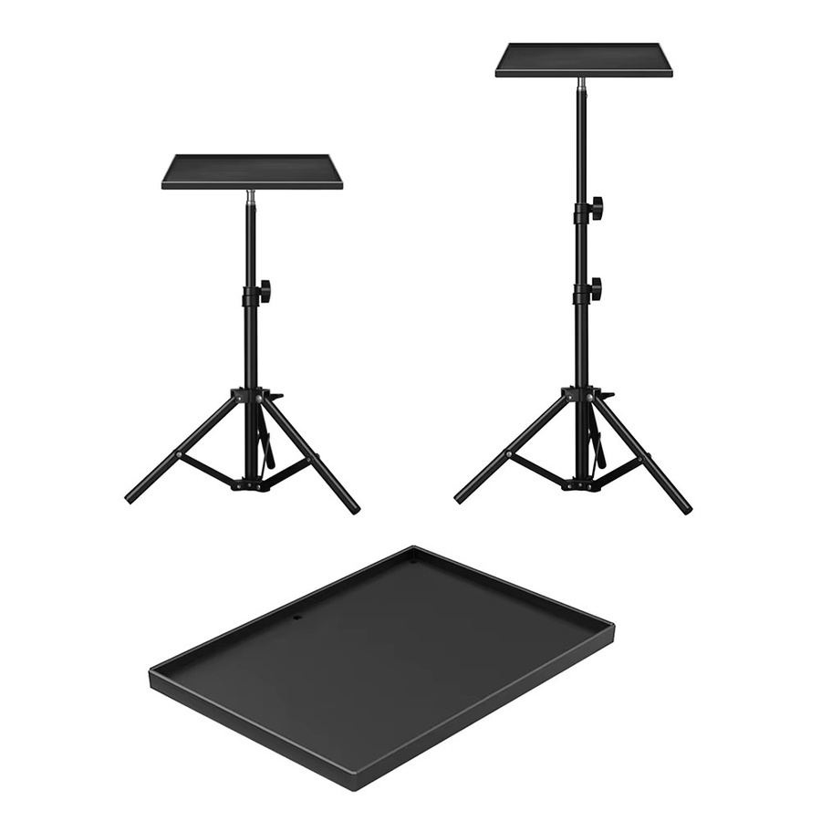 VODOOL Universal Stativablage mit 1/4 Zoll Gewinde in Schwarz, höhenverstellbarer Kamerahalter und Laptop-Ständer für DSLR Kameras und Projektoren - Bild 6