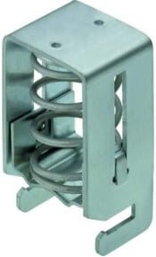 Weidmüller Klemmbügel KLBÜ CO 4 für Sammelschiene 10x3mm, Farbe: Silber, Durchmesser: 15..28mm - Bild 1