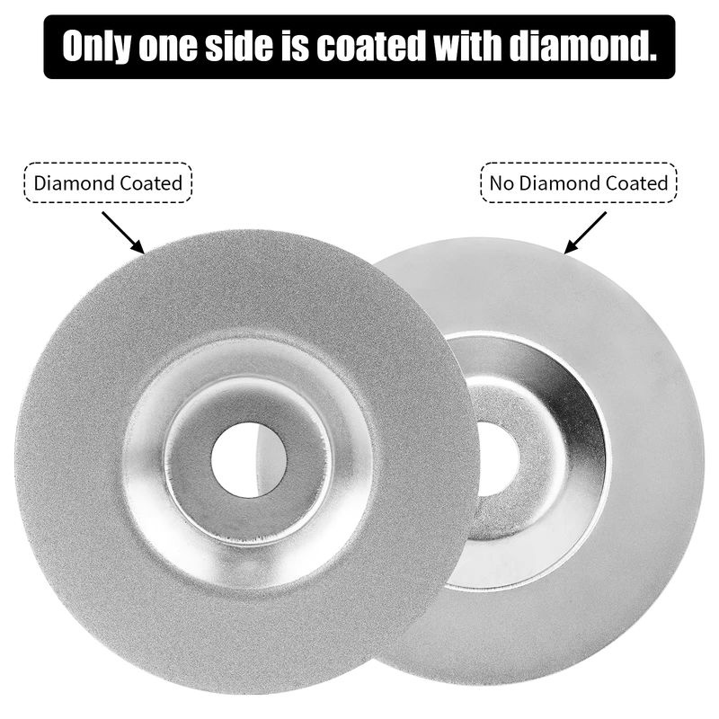 SI FANG Diamant-Schleifscheibe für Winkelschleifer, Farbe: Silber, Durchmesser: 100 mm - Bild 3