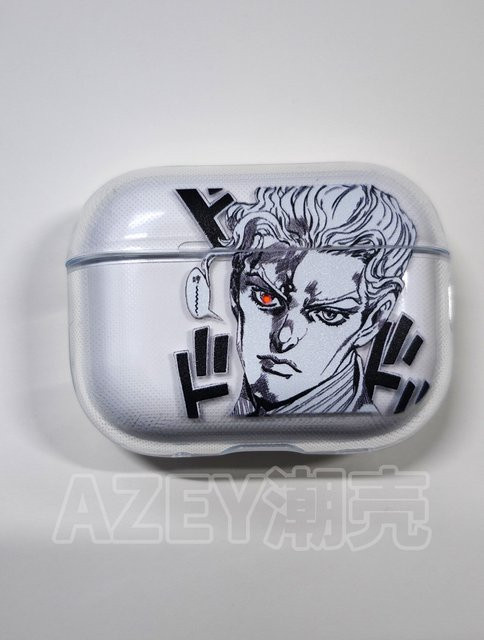 JOJO'S BIZARRE ADVENTURE OVER HEAVEN Schutzhülle für AirPods 1 2 3 4 Pro aus transparentem Soft TPU - Bild 1