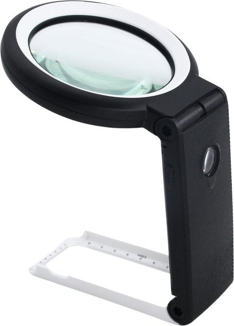 Kkmoon Handlupe 30x, mit LED-Licht, Schwarz - Bild 1