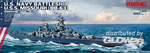 MENG Models U.S. Navy Battleship U.S.S. Missouri (BB-63), Fahrzeug, Grau - Bild 1