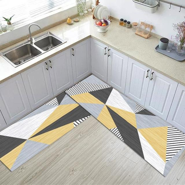 Rutschfeste moderne Küchenmatte von FORTUBI mit 3D-Druck, B/B: 60 x 40 cm, Mehrfarbig - Bild 1