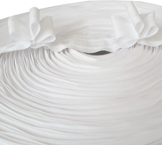 Bestgoodies Gardinenband Faltenband 3er Pack, Breite: 25 mm, Farbe: Weiß, Länge: 5 m - Bild 1