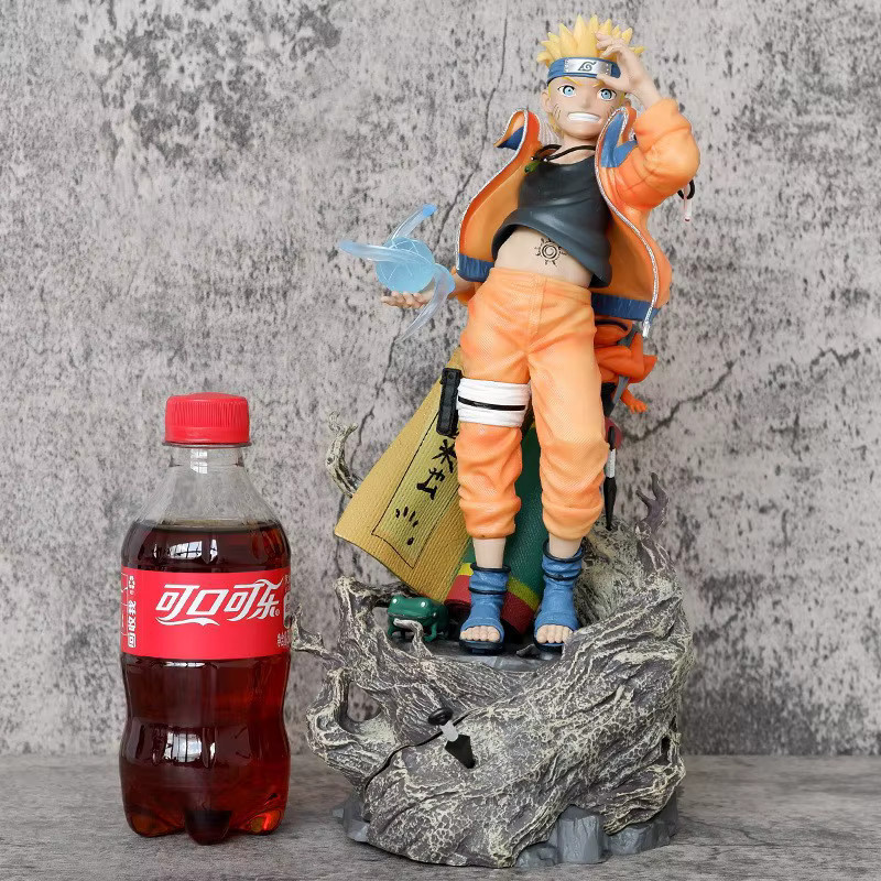 Bandai Naruto Uzumaki Actionfigur, Doppelköpfige PVC-Modellpuppe, 30cm - Bild 2