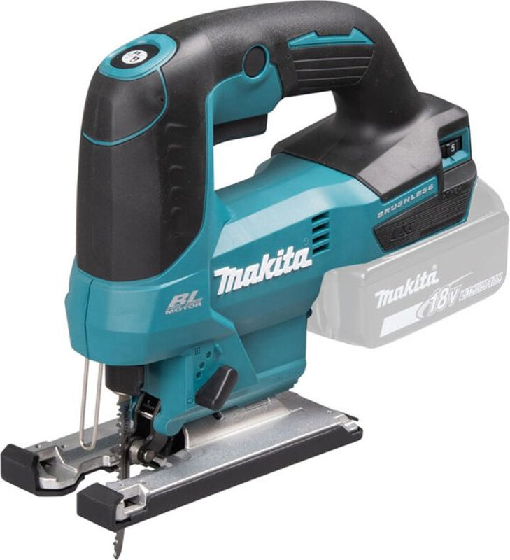 Makita Akku-Pendelhubstichsäge DJV184Z 18V in Blau/Schwarz - Bild 2