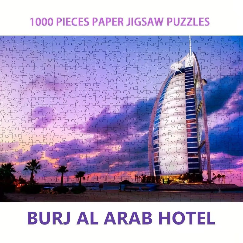 MaxRenard Burj Al Arabischen Hotel Puzzle, 1000 Teile, ab 14 Jahren - Bild 2