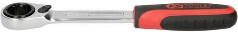KS Tools 19mm TRIPLEplus Durchgangs-Umschaltknarre aus Chrom-Vanadium in Silber - Bild 1