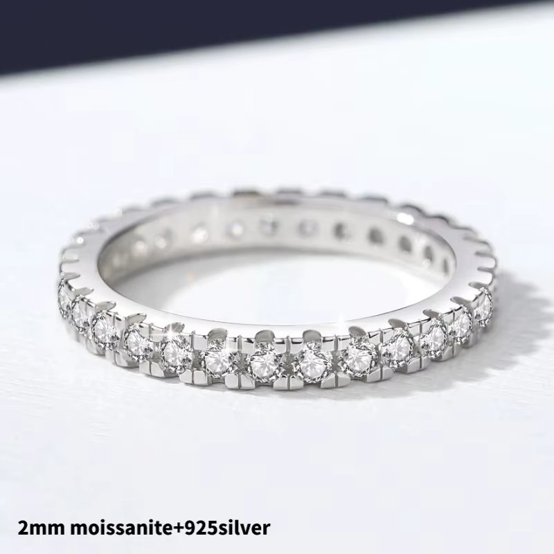 Ring Moissanit, 925 Silber, Damen - Bild 2