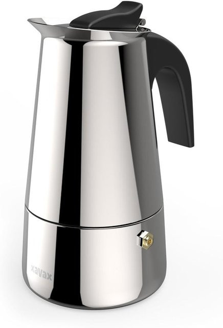 Espressokocher aus Edelstahl für 4 Tassen, Herdkanne für Induktion, 200 ml - Bild 1