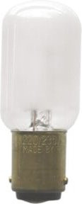 Scharnberger Hasenbein Nählichtlampe Glühlampe transparent mit BA15d Sockel, 15W, 220-235V, Durchmesser: 22 mm, Höhe: 57 mm - Bild 1
